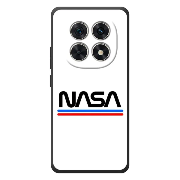 Чехол с рисунком «NASA на белом фоне» для Xiaomi Redmi Note 15 Чехол с рисунком «NASA на белом фоне» для Xiaomi Redmi Note 15