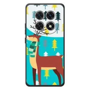 Силіконовий бампер з картинкою звірів для Xiaomi Redmi Note 15 (Олень із шарфом)