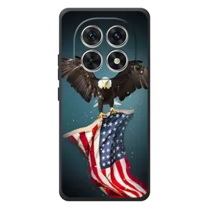 Чехол Флаг USA для Xiaomi Redmi Note 15 (Орел и флаг)