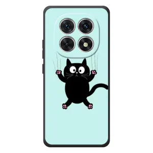 Силіконовий чохол з котиком для Xiaomi Redmi Note 15 (Падаючий кіт)