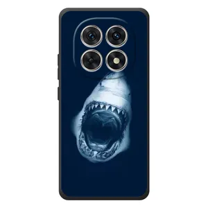 Силіконовий бампер з картинкою звірів для Xiaomi Redmi Note 15 (Пащу Акули)