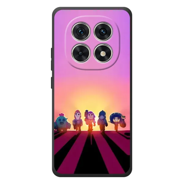 Чехол с рисунком «Персонажи в закате» для Xiaomi Redmi Note 15 Чехол с рисунком «Персонажи в закате» для Xiaomi Redmi Note 15
