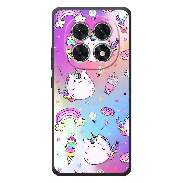 Чехол с рисунком «Радуга и Единорог» для Xiaomi Redmi Note 15 Чехол с рисунком «Радуга и Единорог» для Xiaomi Redmi Note 15