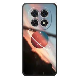 Чехол (ТПУ) с планетами на Xiaomi Redmi Note 15 (Сатурн)