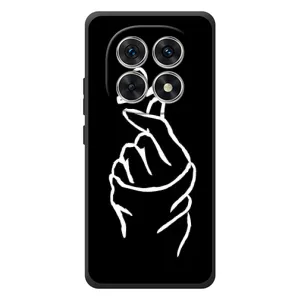 Чехлы (Знак сердечка) на Xiaomi Redmi Note 15 (Сердце на черном)