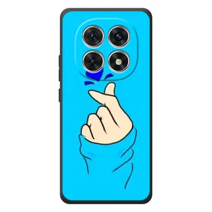 Чехлы (Знак сердечка) на Xiaomi Redmi Note 15 (Сердце на синем)