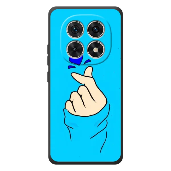 Чехол с рисунком «Сердце на синем» для Xiaomi Redmi Note 15 Чехол с рисунком «Сердце на синем» для Xiaomi Redmi Note 15