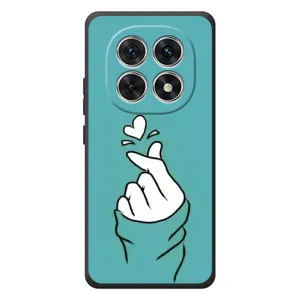 Чехлы (Знак сердечка) на Xiaomi Redmi Note 15 (Сердечко на бирюзовом)