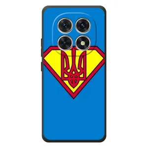 Чохол з картинкою (Патріотичний ГЕРБ) на Xiaomi Redmi Note 15 (Герб - супер герой)