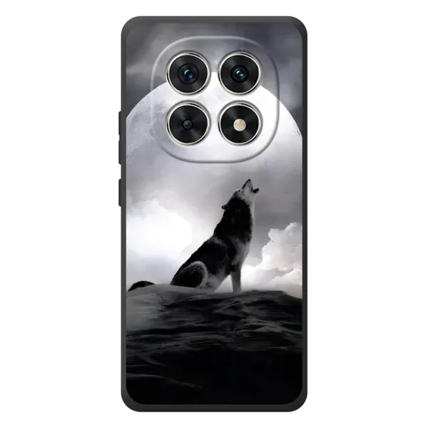 Чехол с рисунком «Волк и луна» для Xiaomi Redmi Note 15 Чехол с рисунком «Волк и луна» для Xiaomi Redmi Note 15