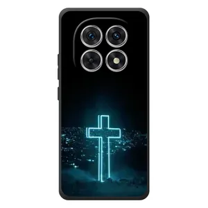Чехлы для Сяоми Редми Ноут 15 (Крест Иисуса) (Яркий Крест)