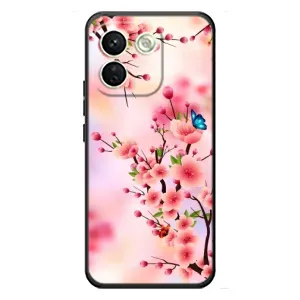 Чехол с принтом САКУРЫ на Xiaomi Redmi Note 17 Pro Max (Бабочки на сакуре)