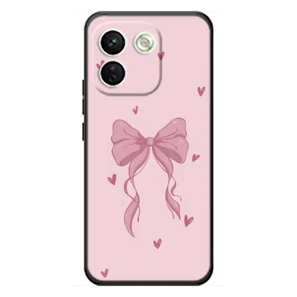 Чехол с рисунком «Бант на розовом» для Xiaomi Redmi Note 17 Pro Max Чехол с рисунком «Бант на розовом» для Xiaomi Redmi Note 17 Pro Max