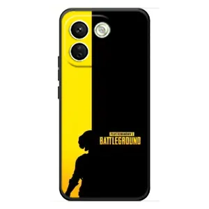 Чехол (TPU) с картинкой "Лого Пабг" на Сяоми Редми Нот 17 Про Макс (Battlegrounds)