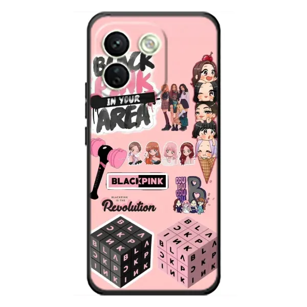 Чехол с рисунком «BLACK PINK коллаж» для Xiaomi Redmi Note 17 Pro Max Чехол с рисунком «BLACK PINK коллаж» для Xiaomi Redmi Note 17 Pro Max