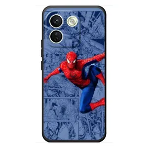 Силиконовый Чехол для Xiaomi Redmi Note 17 Pro Max (Человек Паук)