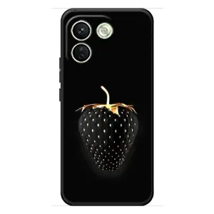 Чохол з зображенням смачної їжі для Xiaomi Redmi Note 17 Pro Max (Чорна полуниця)