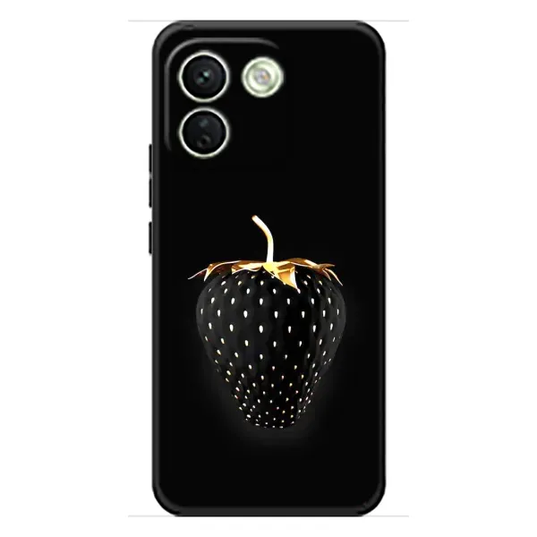 Чехол с рисунком «Чёрная клубника» для Xiaomi Redmi Note 17 Pro Max Чехол с рисунком «Чёрная клубника» для Xiaomi Redmi Note 17 Pro Max