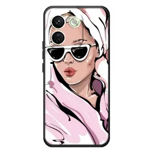 Чехол с картинкой Модные Девчонки Xiaomi Redmi Note 17 Pro Max (Девушка в халате)