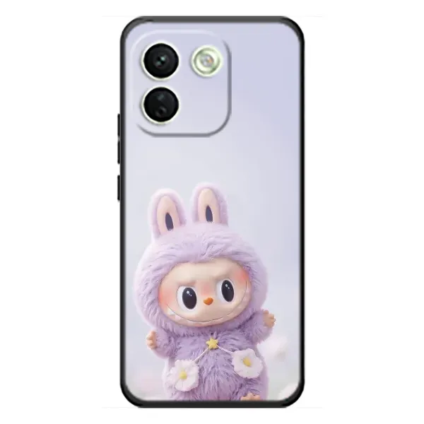 Чехол с рисунком «Фиолетовый Лабубу» для Xiaomi Redmi Note 17 Pro Max Чехол с рисунком «Фиолетовый Лабубу» для Xiaomi Redmi Note 17 Pro Max