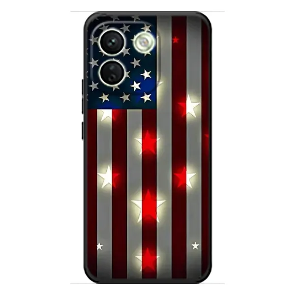Чехол с рисунком «Флаг США 2» для Xiaomi Redmi Note 17 Pro Max Чехол с рисунком «Флаг США 2» для Xiaomi Redmi Note 17 Pro Max