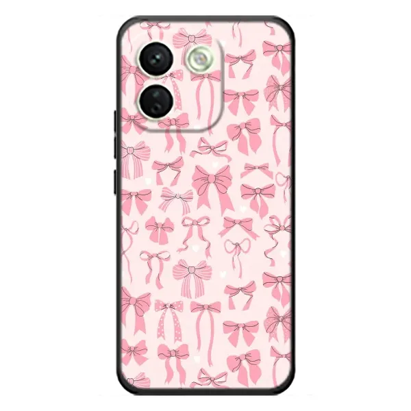 Чехол с рисунком «Фон бантики» для Xiaomi Redmi Note 17 Pro Max Чехол с рисунком «Фон бантики» для Xiaomi Redmi Note 17 Pro Max