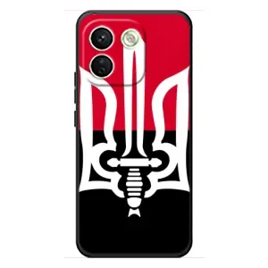 Чехлы УПА (Красно-Чёрный) на Xiaomi Redmi Note 17 Pro Max (Герб Украины)
