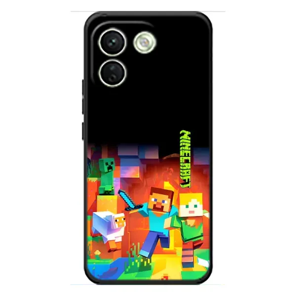 Чохол з малюнком «Герой Майнкрафт» для Xiaomi Redmi Note 17 Pro Max Чохол з малюнком «Герой Майнкрафт» для Xiaomi Redmi Note 17 Pro Max