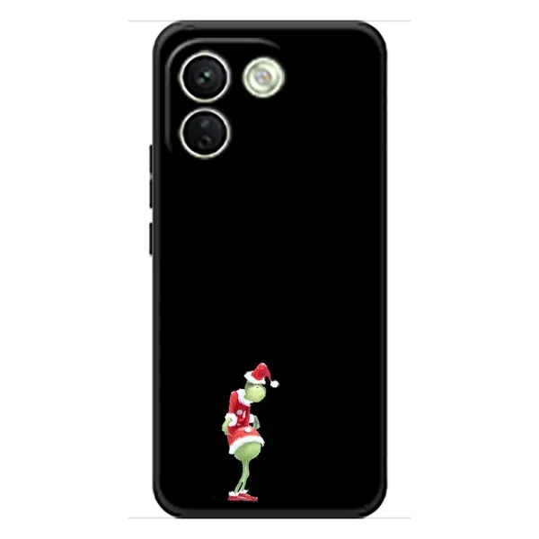 Чехол с рисунком «Гринч на чорном» для Xiaomi Redmi Note 17 Pro Max