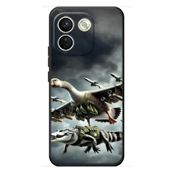 Чехол с рисунком «Гусини и крокодило» для Xiaomi Redmi Note 17 Pro Max Чехол с рисунком «Гусини и крокодило» для Xiaomi Redmi Note 17 Pro Max