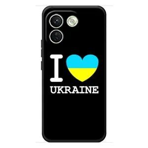Чехол с Украинской символикой на Сяоми Редми Нот 17 Про Макс (I Love Ukraine)