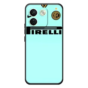 Силиконовые Чехлы принт Футбол на Xiaomi Redmi Note 17 Pro Max (Inter)