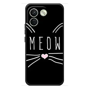Бампер с изображением Котиков для Сяоми Редми Нот 17 Про Макс (КОТИК MEOW)