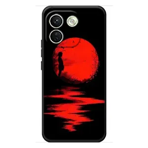 Літній Чохол на Xiaomi Redmi Note 17 Pro Max (Червоний Захід сонця)