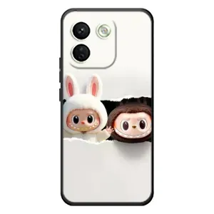 Чехол с принтом Лабубу для Xiaomi Redmi Note 17 Pro Max (Фигурки Labubu)
