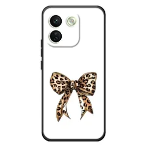 Чохол банти для Xiaomi Redmi Note 17 Pro Max (Леопардовий бант)