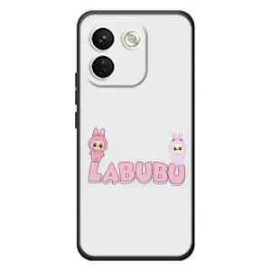 Чехол с принтом Лабубу для Xiaomi Redmi Note 17 Pro Max (Логотип Лабубу)