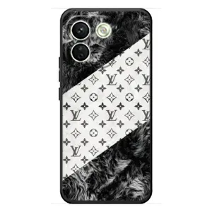 Чохол Стиль Louis Vuitton на Xiaomi Redmi Note 17 Pro Max (LV на білому)