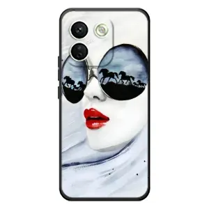Чехол с картинкой Модные Девчонки Xiaomi Redmi Note 17 Pro Max (Любительница коней)