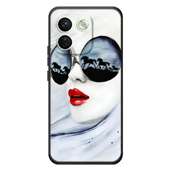 Чехол с рисунком «Любительница коней» для Xiaomi Redmi Note 17 Pro Max