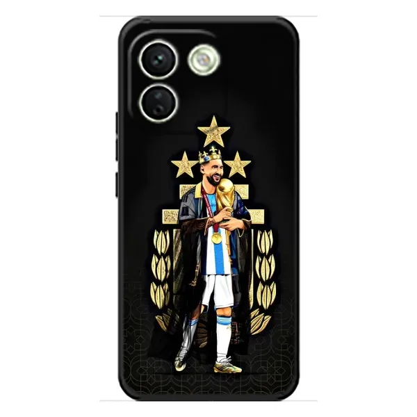 Чохол з малюнком «Мессі король» для Xiaomi Redmi Note 17 Pro Max Чохол з малюнком «Мессі король» для Xiaomi Redmi Note 17 Pro Max