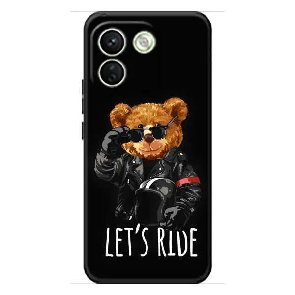 Чехол с рисунком «Модный Мишка» для Xiaomi Redmi Note 17 Pro Max