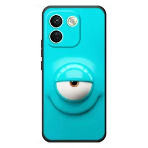 Силиконовые Чехлы (смешные стикеры) для Xiaomi Redmi Note 17 Pro Max (Одноглазик)