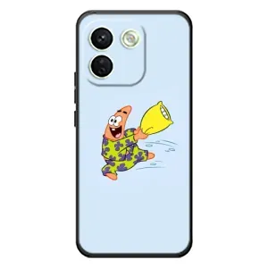 Чехлы с Патриком на Xiaomi Redmi Note 17 Pro Max (Патрик с подушкой)