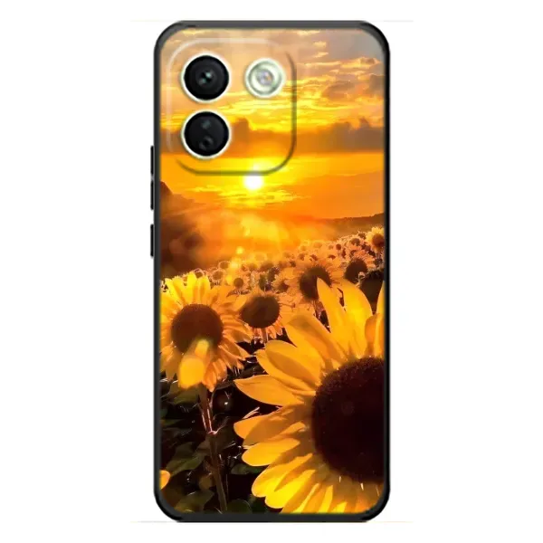 Чехол с рисунком «поле подсолнухов» для Xiaomi Redmi Note 17 Pro Max