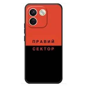Чехлы УПА (Красно-Чёрный) на Xiaomi Redmi Note 17 Pro Max (Правый Серктор)