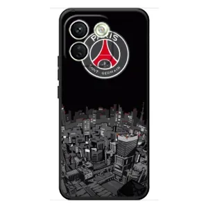 Силиконовые Чехлы принт Футбол на Xiaomi Redmi Note 17 Pro Max (PSG)