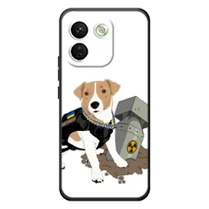 Чехол с принтом Собаки Патрон для Xiaomi Redmi Note 17 Pro Max (Пёс Патрон с ракетой)