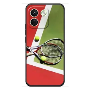 Чехлы с принтом Спортивная тематика для Xiaomi Redmi Note 17 Pro Max (Ракетки теннис)