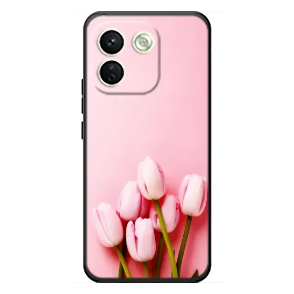 Чехол с рисунком «Розовые тюльпаны» для Xiaomi Redmi Note 17 Pro Max Чехол с рисунком «Розовые тюльпаны» для Xiaomi Redmi Note 17 Pro Max